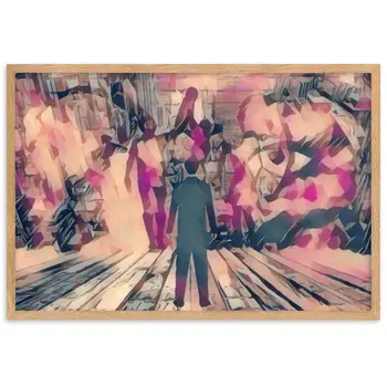 I SAW MY ENTIRE LIFE PASS THROUGH YOUR EYES Superior Framed Poster