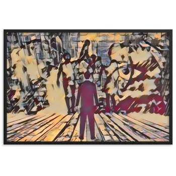 I SAW MY ENTIRE LIFE PASS THROUGH YOUR EYES Special Edition Framed Poster