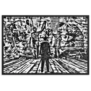 I SAW MY ENTIRE LIFE PASS THROUGH YOUR EYES Special Edition Framed Poster