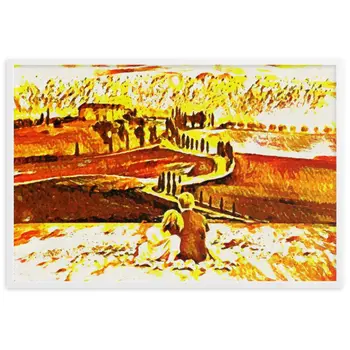 SEEING THE DAWN THROUGH THE DREAM SUPERIOR Framed Poster