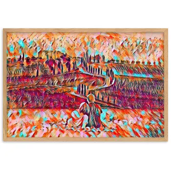 SEEING THE DAWN THROUGH THE DREAM SUPERIOR Framed Poster