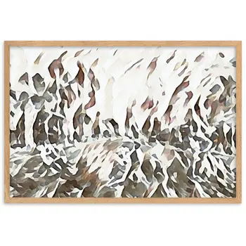 DANCE ME LIKE THE RAIN THAT BURNING OUT THE FIRE AROUND ME Framed Poster