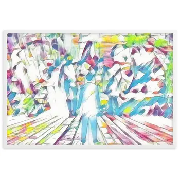 I SAW MY ENTIRE LIFE PASS THROUGH YOUR EYES Velvet Edition Framed Poster