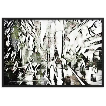 WHEN YOUR KISS WATERED ALL MY SENSES Superior Framed Poster