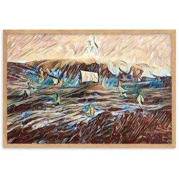 AS YOU SET OUT FOR ITHACA Premium Framed Poster