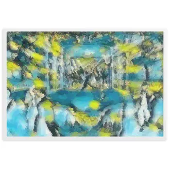 WHEN YOUR SENSES DANCE WITH MY MOMENTS JL.AK Velvet Edition Framed Poster