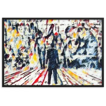 I SAW MY ENTIRE LIFE PASS THROUGH YOUR EYES Special Edition Framed Poster