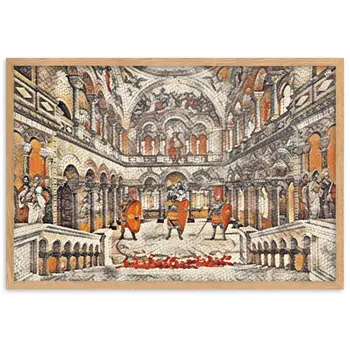 BYZANTIUM V2 Velvet Framed Poster