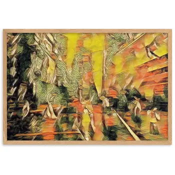 WHEN YOUR KISS WATERED ALL MY SENSES Velvet Edition Framed Poster