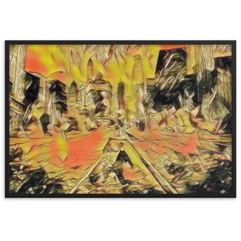 YOU ARE THE RHYTHM THAT STILL DANCES WITHIN ME Velvet Framed Poster