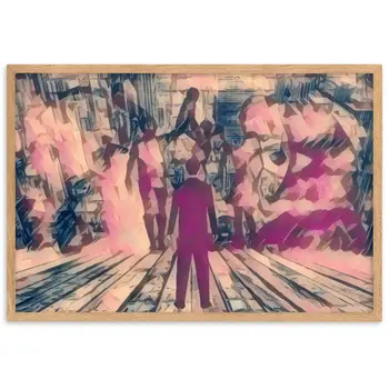 I SAW MY ENTIRE LIFE PASS THROUGH YOUR EYES Special Edition Framed Poster