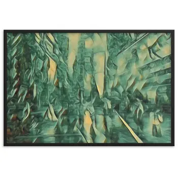 WHEN YOUR KISS WATERED ALL MY SENSES Velvet Edition Framed Poster
