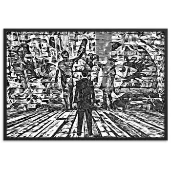 I SAW MY ENTIRE LIFE PASS THROUGH YOUR EYES Special Edition Framed Poster