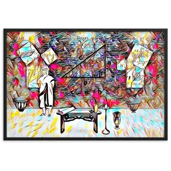 JUST BEFORE PYTHAGORAS REDUCES PLANET'S DISTANCES Superior Framed Poster