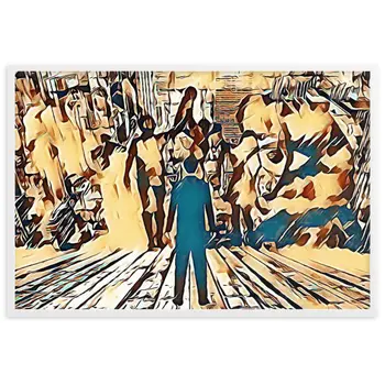 I SAW MY ENTIRE LIFE PASS THROUGH YOUR EYES Superior Framed Poster