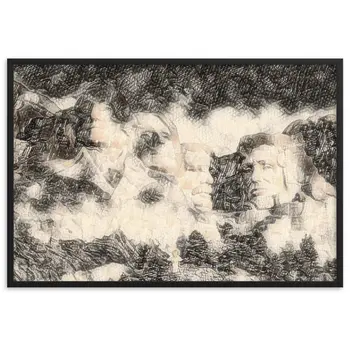 I HAVE A DREAM Velvet Framed Poster