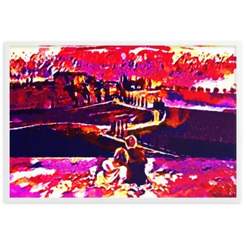 SEEING THE DAWN THROUGH THE DREAM SUPERIOR Framed Poster