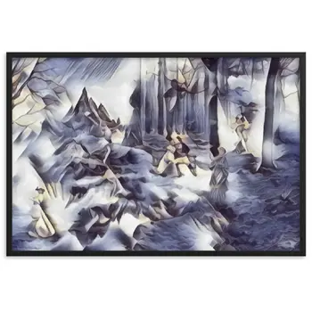 AMONG THE FOUR SEASONS YOU ARE THE FIFTH SENSE PREMIUM Framed Poster