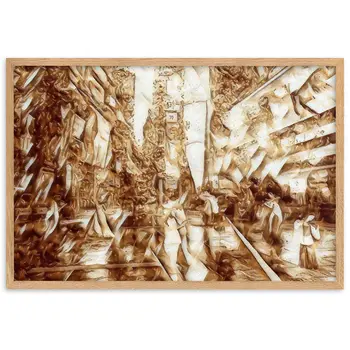 WHEN YOUR KISS WATERED ALL MY SENSES Velvet Edition Framed Poster