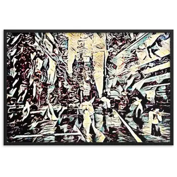 WHEN YOUR KISS WATERED ALL MY SENSES TALE Framed Poster