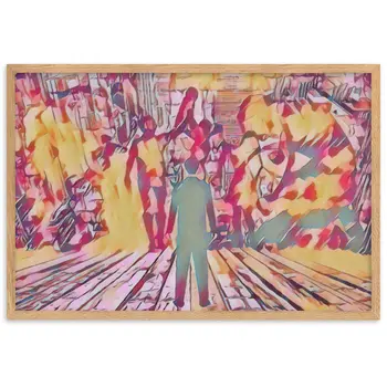 I SAW MY ENTIRE LIFE PASS THROUGH YOUR EYES Superior Framed Poster