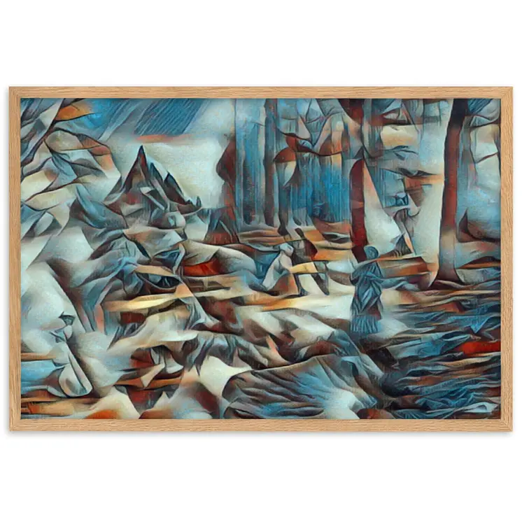 AMONG THE FOUR SEASONS YOU ARE THE FIFTH SENSE PREMIUM Framed Poster