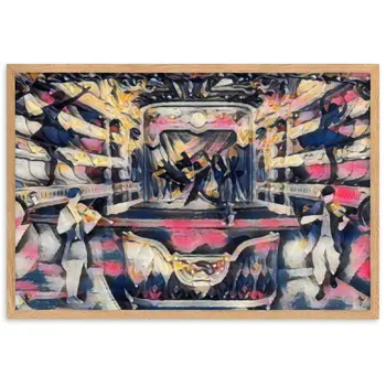 WHEN YOUR SENSES DANCE WITH MY MOMENTS JL.AK PREMIUM Framed Poster