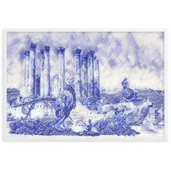 WHEN ALEXANDER THE GREAT ENTERED EPHESUS V2 Superior Framed Poster