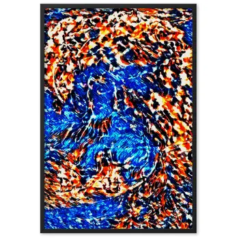 WHEN POSEIDON ASKED THE WAVES TO DANCE Superior Framed Poster