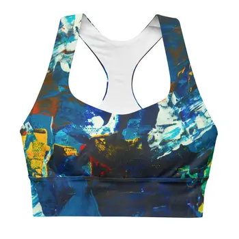 Gianneli Colours Longline Sports Bra
