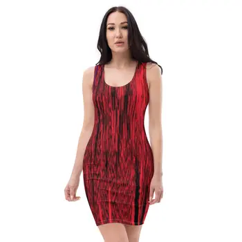 FLAMES Sublimation Cut & Sew Dress by Gianneli