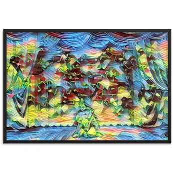 YOU WERE ALWAYS THE POEM I WANTED TO WRITE PREMIUM Framed Poster