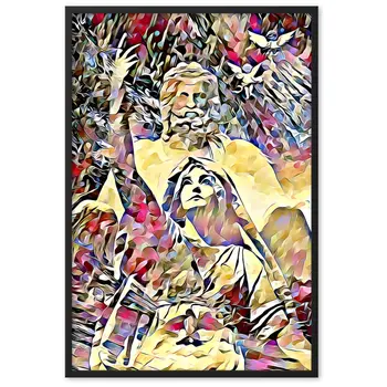 THE DAY THAT IT RAINED JASMINE IN POSEIDON'S HUG V2 Superior Framed Poster