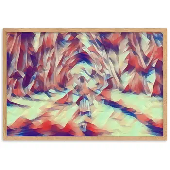 LOVE IS WHEN YOU CAN SEE WITHIN ME A.K Velvet Edition Framed Poster