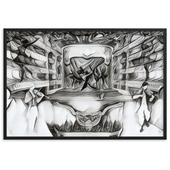 WHEN YOUR SENSES DANCE WITH MY MOMENTS JL.AK PREMIUM Framed Poster