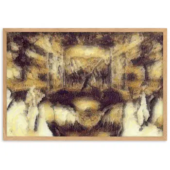 WHEN YOUR SENSES DANCE WITH MY MOMENTS JL.AK Velvet Edition Framed Poster