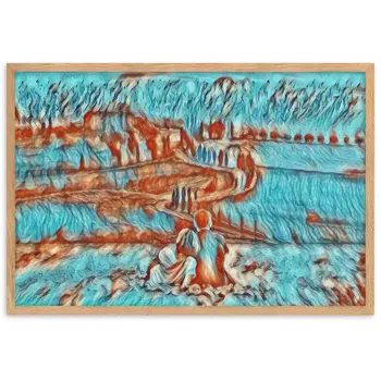 SEEING THE DAWN THROUGH THE DREAM SUPERIOR Framed Poster