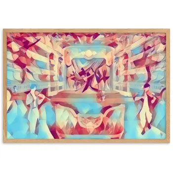WHEN YOUR SENSES DANCE WITH MY MOMENTS JL.AK Superior Edition Framed Poster