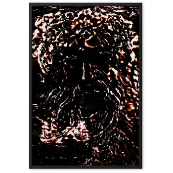 WHEN POSEIDON ASKED THE WAVES TO DANCE TALE Framed Poster