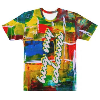 HUG MY COLOURS Men's T-shirt by Gianneli