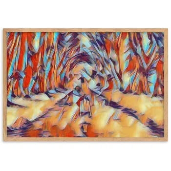 LOVE IS WHEN YOU CAN SEE WITHIN ME A.K Velvet Edition Framed Poster