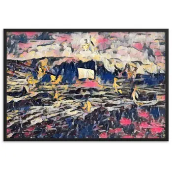 AS YOU SET OUT FOR ITHACA Premium Framed Poster