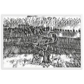 SEEING THE DAWN THROUGH THE DREAM SUPERIOR Framed Poster