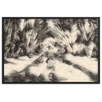 LOVE IS WHEN YOU CAN SEE WITHIN ME A.K Velvet Edition Framed Poster