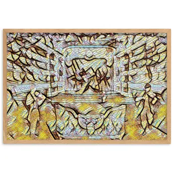 WHEN YOUR SENSES DANCE WITH MY MOMENTS JL.AK Velvet Edition Framed Poster