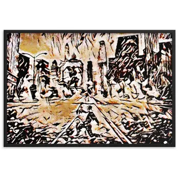 YOU ARE THE RHYTHM THAT STILL DANCES WITHIN ME SUPERIOR Framed Poster