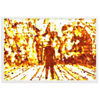 I SAW MY ENTIRE LIFE PASS THROUGH YOUR EYES Special Edition Framed Poster