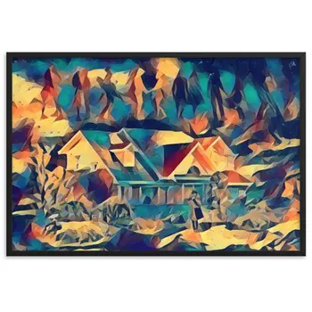 I WAS WAITING FOR YOU IN THE DREAM YOU HAD SEEN Special Edition Framed Poster