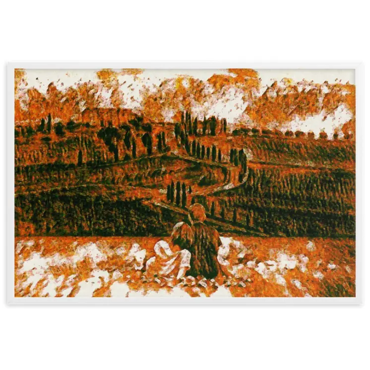 SEEING THE DAWN THROUGH THE DREAM SUPERIOR Framed Poster