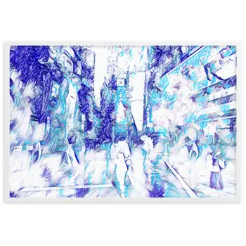 WHEN YOUR KISS WATERED ALL MY SENSES Special Edition Framed Poster